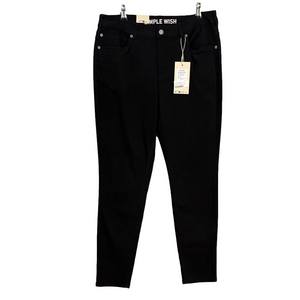 SIMPLE WISH Women's Black DAISY pants NWT size 16